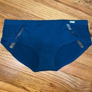 NWT Medium dark green pink panty